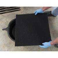 Plateau de drainage ovale noir Cintas