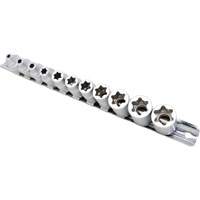 Flat-Cut E-"Star" Socket Set, 11 Pieces, 3/8" Drive Size Cintas