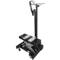 Low Profile Floor Service Jack, 12 Ton(s) Capacity, 7-1/2" Lowered, 15" Raised, Air Hydraulic Cintas
