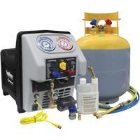 Syst&egrave;me de r&eacute;cup&eacute;ration de r&eacute;frig&eacute;rant double turbo avec r&eacute;servoir DOT de 50 lb Cintas