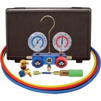 Ensemble de manom&egrave;tre &agrave; collecteur &agrave; deux voies pour l'automobile R134A avec mini injecteur de colorant Cintas