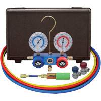Jeu de manom&egrave;tres pour automobile avec mini-injecteur de colorant et coupleurs manuels Cintas