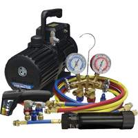 Ensemble combin&eacute; d&eacute;vacuation et de chargement pour R134a/R1234yf? Cintas