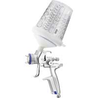 Pistolet de peinture de premi&egrave;re qualit&eacute; 4400?B RP?1,2 SR avec godet RPS 0,3?L, pour les retouches de finitions automobiles, Entr&eacute;e d'air 1/4" NPT, 7,06 pi³/min, Capacit&eacute; 0,3 L, 0,17 psi Cintas