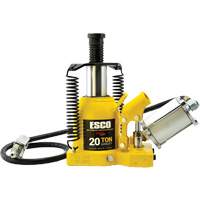 Pro Series “Shorty” Bottle Jack, 20 Ton(s), Air Hydraulic, 12-5/8" Raised Height Cintas