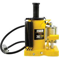 Pro Series  Bottle Jack, 30 tons, Air Hydraulic, 20" Raised Height Cintas