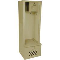 Casier pour &eacute;quipement en poly&eacute;thyl&egrave;ne haute densit&eacute; Lenox Cintas