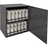Armoire de rangement pour contenants a&eacute;rosol, Acier, 21-7/8" h x 15-15/16" la x 20-5/16" P, Gris Cintas