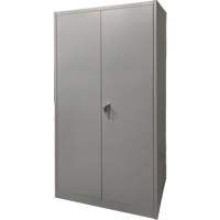Storage Cabinet, Steel, 4 Shelves, 78" H x 36" W x 24" D, Grey Cintas