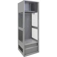 Casier pour &eacute;quipement, Acier, 24" la x 18" p x 72" h, Gris Cintas