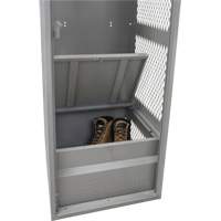 Casier pour &eacute;quipement, Acier, 24" la x 18" p x 72" h, Gris Cintas