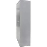 Wardrobe Storage Cabinet, Steel, 36" W x 18" D x 72" H, Grey Cintas
