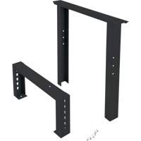Pattes d'&eacute;tabli pour service industriel, Acier, 24" p x 34" h, Simple Cintas