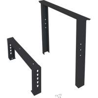Pattes d'&eacute;tabli pour service industriel, Acier, 30" p x 34" h, Simple Cintas