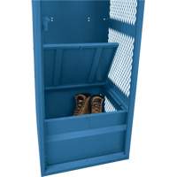 Casier pour &eacute;quipement, Acier, 24" la x 24" p x 72" h, Bleu fonc&eacute; Cintas