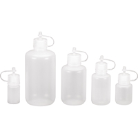 Narrow-Mouth Bottles, Round, 1/2 oz., Plastic Cintas