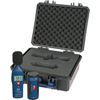 Ensemble de sonom&egrave;tre et calibrateur, Gamme de mesure 30 - 130 dB Cintas