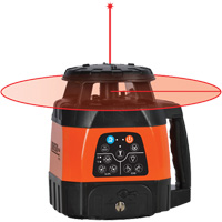 Laser rotatif horizontal et vertical &agrave; nivellement automatique et faisceau rouge, 200' (60 m), 635 N.m Cintas