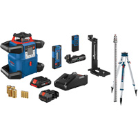 Ensemble laser rotatif horizontal/vertical auto-nivelant connect&eacute; Revolve4000, 4000' (1219,2 m), 635 N.m Cintas
