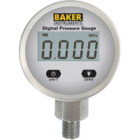 B5000 Series Pressure Gauge, 2-1/2" , 0 - 103.4 kPa/0 - 15 psi/0 - 416 in. w.c., Bottom Mount, Digital Cintas
