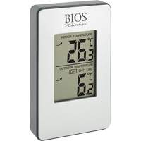Thermom&egrave;tre sans fil int&eacute;rieur/ext&eacute;rieur, Sans contact, Analogique, 31-158°F (-35-70°C) Cintas