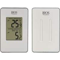 Thermom&egrave;tre sans fil int&eacute;rieur/ext&eacute;rieur, Sans contact, Analogique, 31-158°F (-35-70°C) Cintas