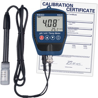 pH/mV Meter with Temperature with Calibration Certificate Cintas