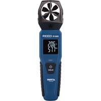 An&eacute;mom&egrave;tre &agrave; h&eacute;lices Bluetooth Smart Series, Enregistrement des donn&eacute;es, Gamme de v&eacute;locit&eacute; d'air de 0,6 - 25 m/sec/118 - 4921 pi/min/2,1 - 90 km/h/1,3 - 55,9 mi/h Cintas