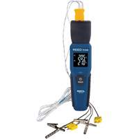 Thermom&egrave;tre &agrave; thermocouple de s&eacute;rie intelligente R1640 avec sondes pour fourneau/cong&eacute;lateur, Contact, Num&eacute;rique, 32-122°F (0-50°C) Cintas