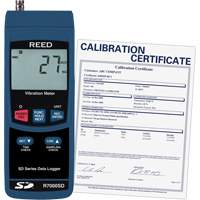 Data Logging Vibration Meter with Calibration Certificate, 10% - 85% RH, 32°- 122° F ( 0° - 50° C ) Cintas