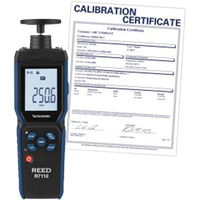 Combination Contact & Laser Photo Tachometer with Traceable Certification, Contact/Photo (Non Contact) Cintas