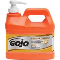 Nettoyant &agrave; mains Natural Orange, Cr&egrave;me, 1,89 L, Bouteille &agrave; pompe, Agrumes/Orange Cintas
