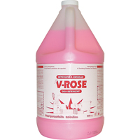 D&eacute;tergent liquide pour vaisselle V-Rose, Liquide, 4 L, Fraîcheur Cintas