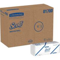 Essuie-mains Scott &agrave; pli simple, 1 pli, 10-1/2" lo x 9-3/10" la, 250 /pqt Cintas