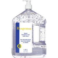 Response&reg; Hand Sanitizer Gel with Aloe, 1890 ml, Pump Bottle, 70% Alcohol Cintas
