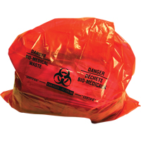 Sure-Guard Bio-Medical Waste Liners, Bio-Hazard, 50" L x 37" W, 2 mil Cintas