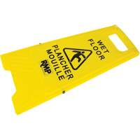 Safety Wet Floor Sign, Bilingual with Pictogram Cintas