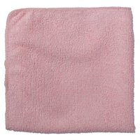 Chiffon de nettoyage pour travaux l&eacute;gers, Microfibre, Rouge Cintas