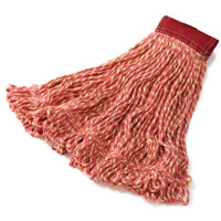 Super Stitch Wet Mop, Floor Finishing, Cotton/Yarn, 21 oz., Loop Style Cintas