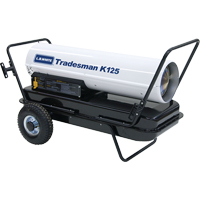 Tradesman&reg; Forced Air Heater, Fan, Kerosene, 125,000 BTU/H Cintas
