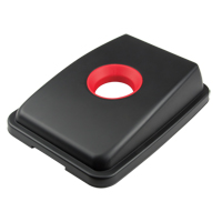 Waste Classification - Lid, Open Lid, Plastic, Fits Container Size: 17-1/4" x 12-1/2" Cintas