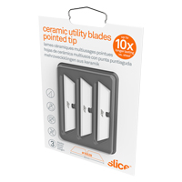 Slice Pointed-Tip Ceramic Utility Knife Blades, Single Style Cintas