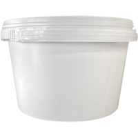 Seau avec couvercle, Plastique, 1,03 gal. Cintas