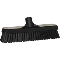 Balai-brosse pour planchers et mur, Crins Ferme, 12", Polyester, Noir Cintas