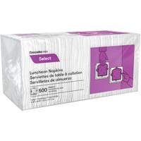 Serviettes de table &agrave; pli 1/4 Pro Select, 1 pli, 12,5" x 11,5" Cintas