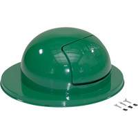 Couvercle pour baril &agrave; d&eacute;chets, Couvercle bomb&eacute;, M&eacute;tal, Convient aux contenants 23-1/2" dia. Cintas
