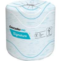 Pro Signature Toilet Paper, 2 Ply, 400 Sheets/Roll, 133' Length, White Cintas