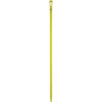 Manche ultra hygi&eacute;nique, Balai/Grattoir/Raclette, Jaune, Ergonomique, 59" lo Cintas