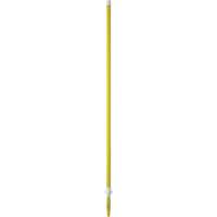 Manche de brosse pour plateforme, Brosse/Support &agrave; tampon, Jaune, T&eacute;lescopique, 62"-113" lo Cintas