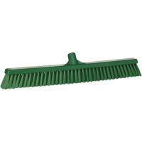 Balai-brosse &agrave; soies combin&eacute;es, Crins Cors&eacute;/Fin, 24", Polyester, Vert Cintas